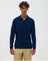 AERE - Merino Wool Knit Polo