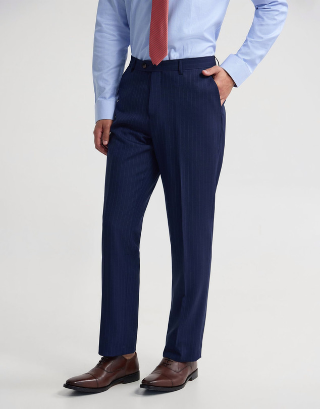 Oxford - Byron Wool Stripe Suit Trousers
