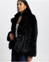 Honey and Beau - Gracia Faux Fur Jacket