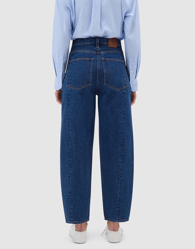 Oroton - Barrel Leg Denim Jeans