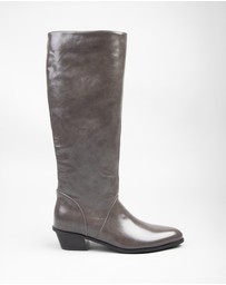 RAID - Reeona western knee boots in grey