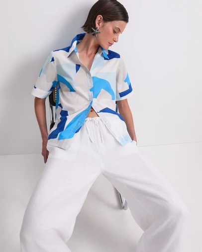 Sportscraft - Nora Short Sleeve Lily Voile Shirt