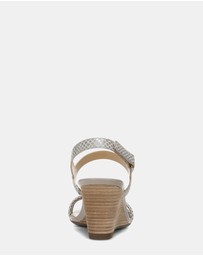 Vionic - Emmy Wedge Sandal - Aluminium Lizard