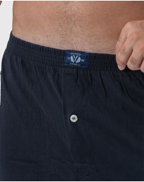 Coast Clothing - 2 Pack Knit Boxers - Black
