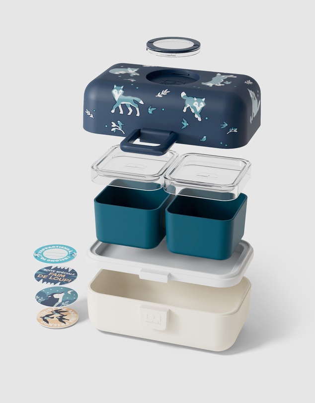 Monbento - Monbento Mb Tresor Kids Bento Box - Wolf