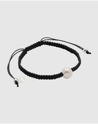 Najo - Coco Lagoon 10mm Pearl Bracelet - Black