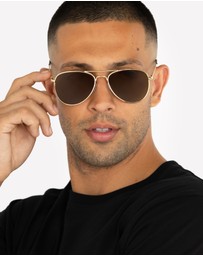 Eclectics - Riley Sunglasses - Polarised Gold