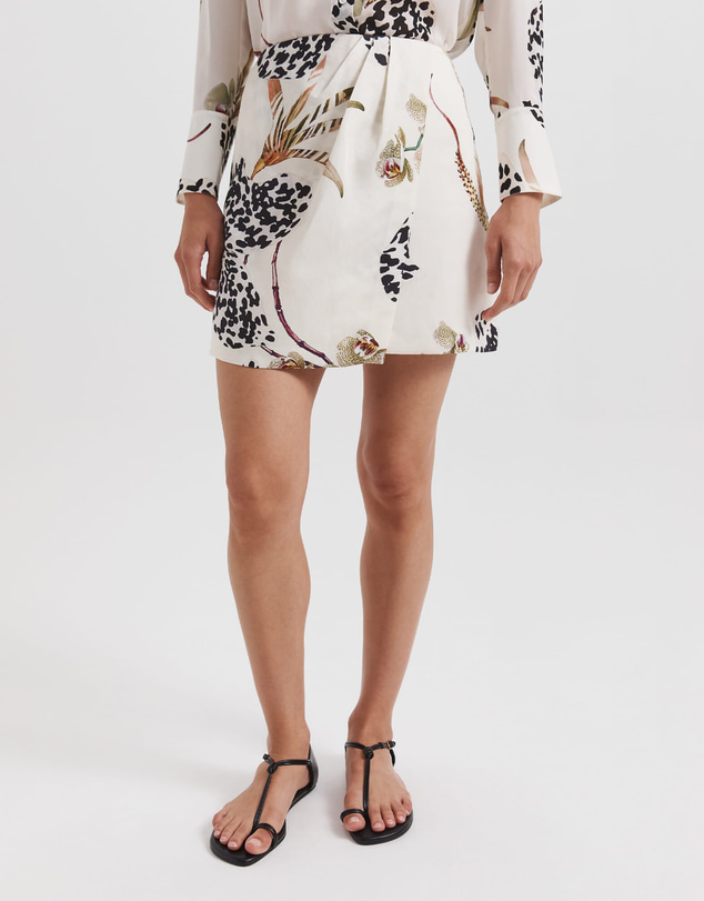 SABA - Fiora Rouched Mini Skirt