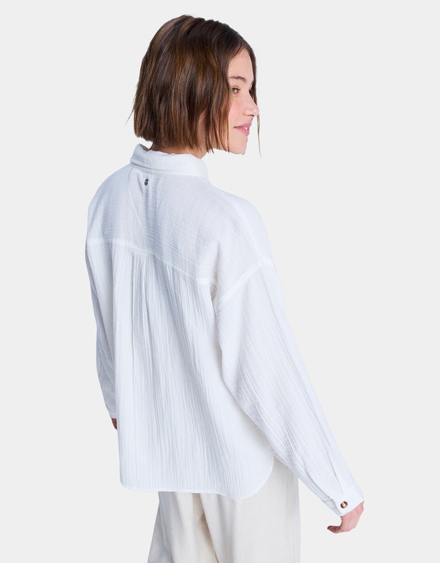 Roxy - Womens Morning Shinte Stripe Long Sleeve Shirt