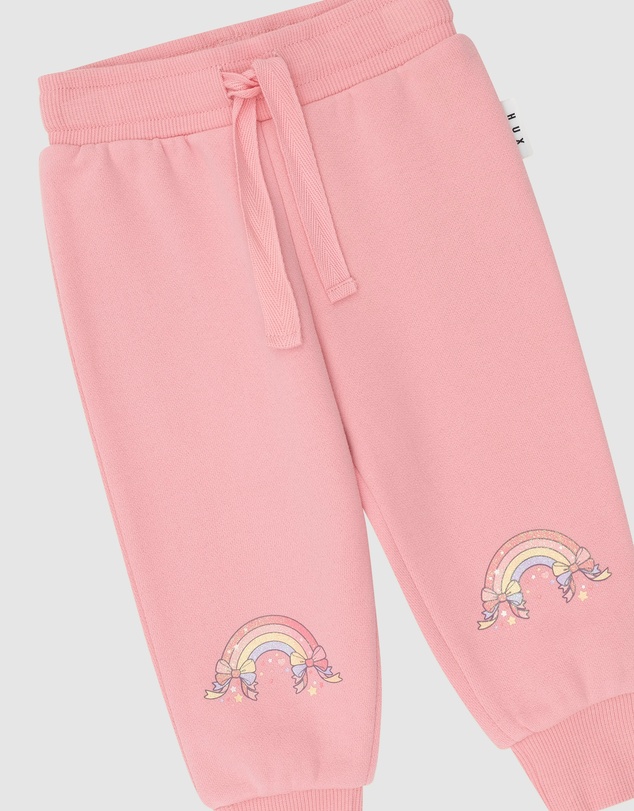 Huxbaby - Whimsical Rainbow Trackpants - Babies-Kids