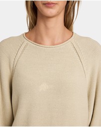 RVCA - Womens Ivy Raglan Crew Neck