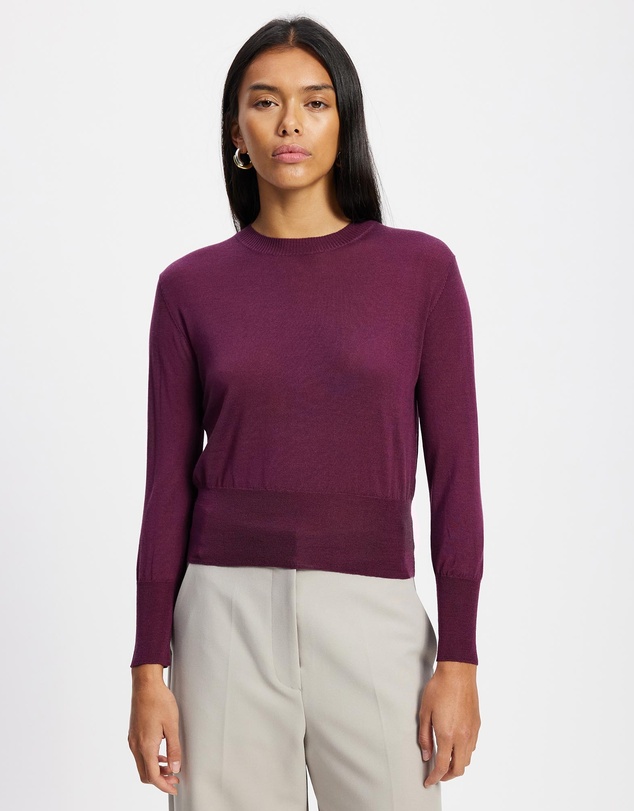 Mcintyre - Polly-Lite Cropped Merino Jumper