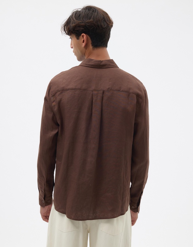 AERE - Euro Resort Linen LS Shirt