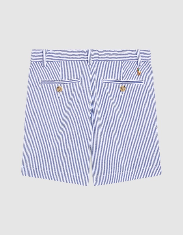 Polo Ralph Lauren - Stretch Cotton Seersucker Shorts - Babies-Kids