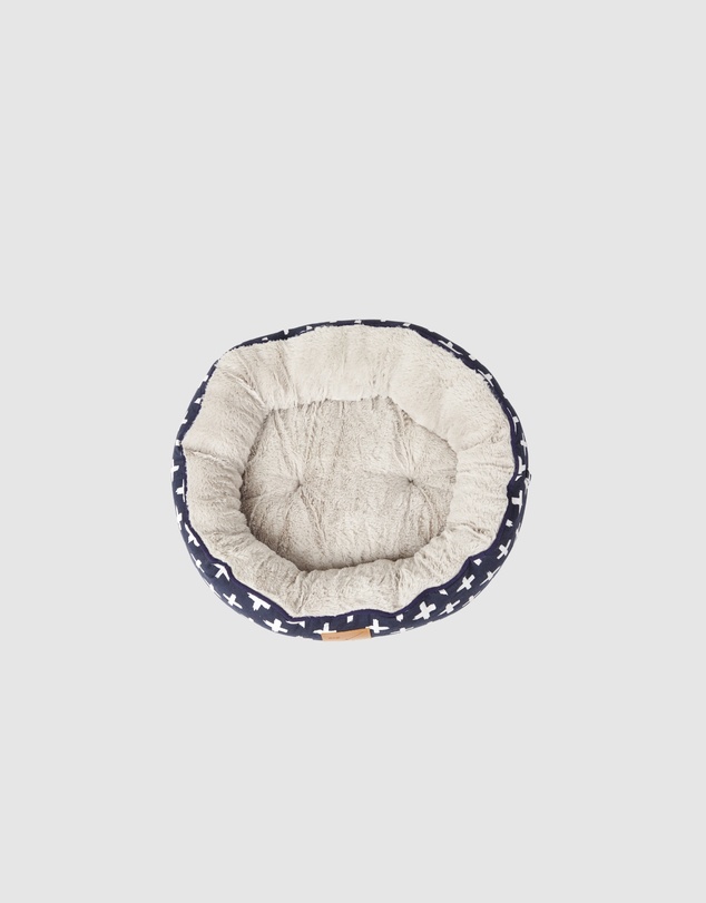 Mog & Bone - Reversible Cat Bed - Navy Cross