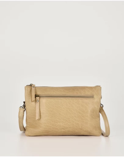 Cobb & Co - Hervey Leather Double Pouch Crossbody