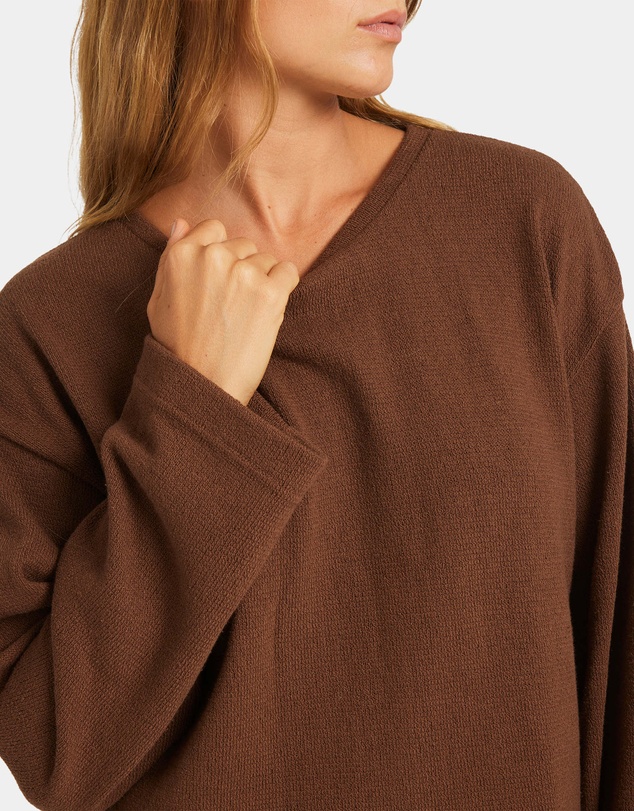 Roxy - Womens Stay Cozy Long Sleeve T-Shirt