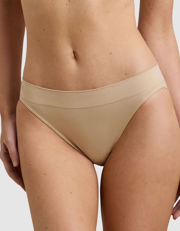 Lauren by Ralph Lauren - Lauren Seamless Recycled Jersey High Leg Bikini Brief