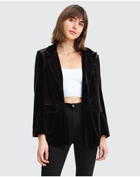 Belle & Bloom - Eternity Oversized Velvet Blazer