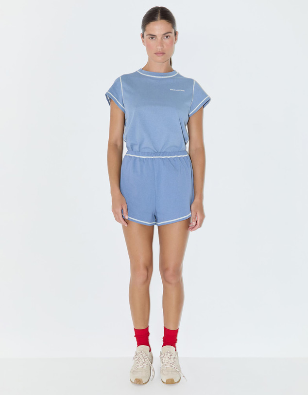 Zulu & Zephyr - Denim Contrast T-Shirt