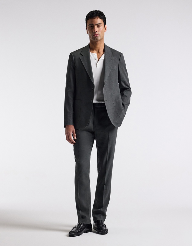 Calibre - Stretch Linen Blend Suit Jacket Moss