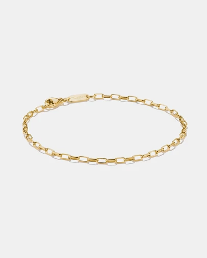 THOMAS SABO - Gold-Tone Stainless Steel Paperclip Bracelet 2.3mm