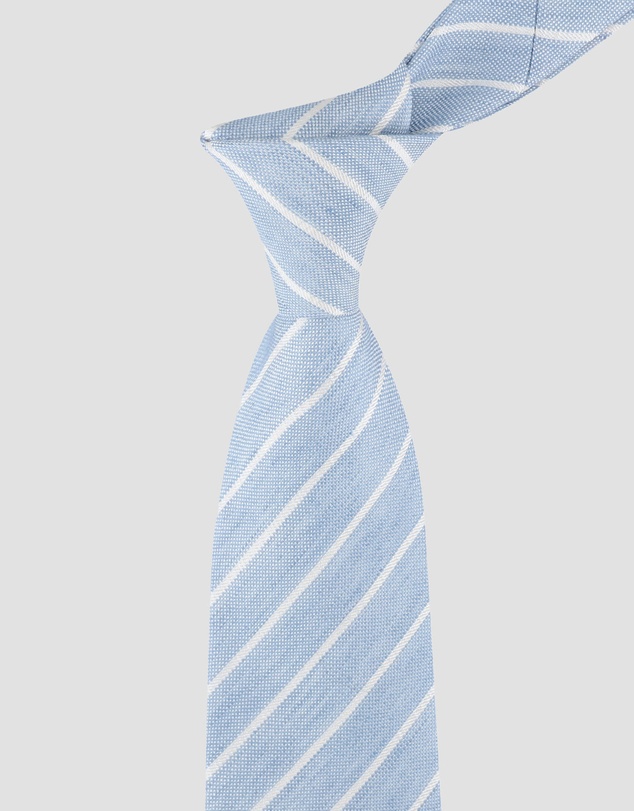 Abelard - Pale Linen Stripe Tie