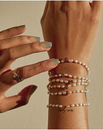 Arms Of Eve - Initial Pearl Bracelet