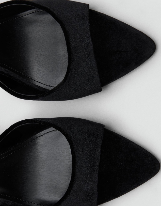 M.N.G - Velvet Pointed Heels