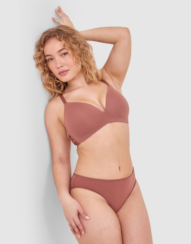 Bras N Things - NKD Lightly Lined Wirefree Bra - Mocha