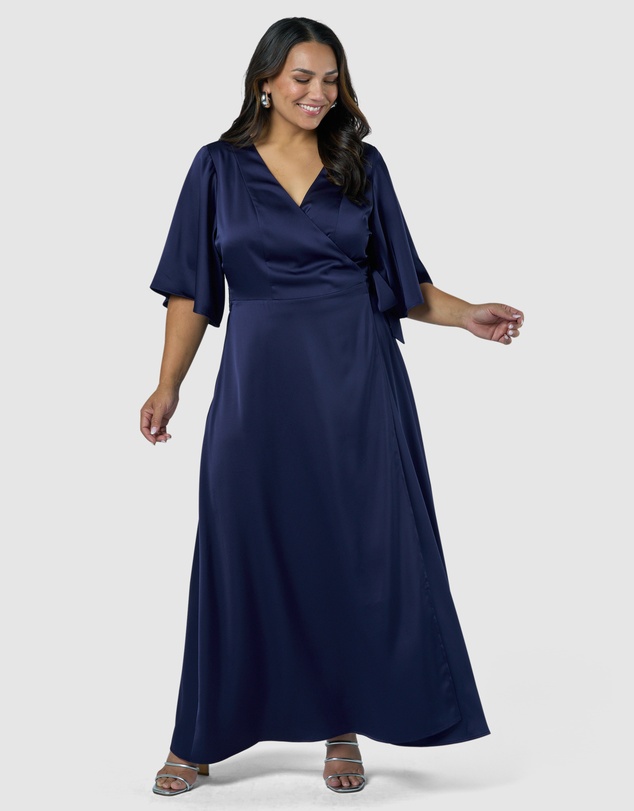 Pink Dusk by Curve Project - Glitz and Glam Maxi Dress