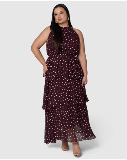 Pink Dusk by Curve Project - Adore Maxi Dress