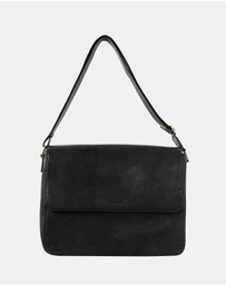 Pierre Cardin - Pierre Cardin Men's Leather Messenger Bag