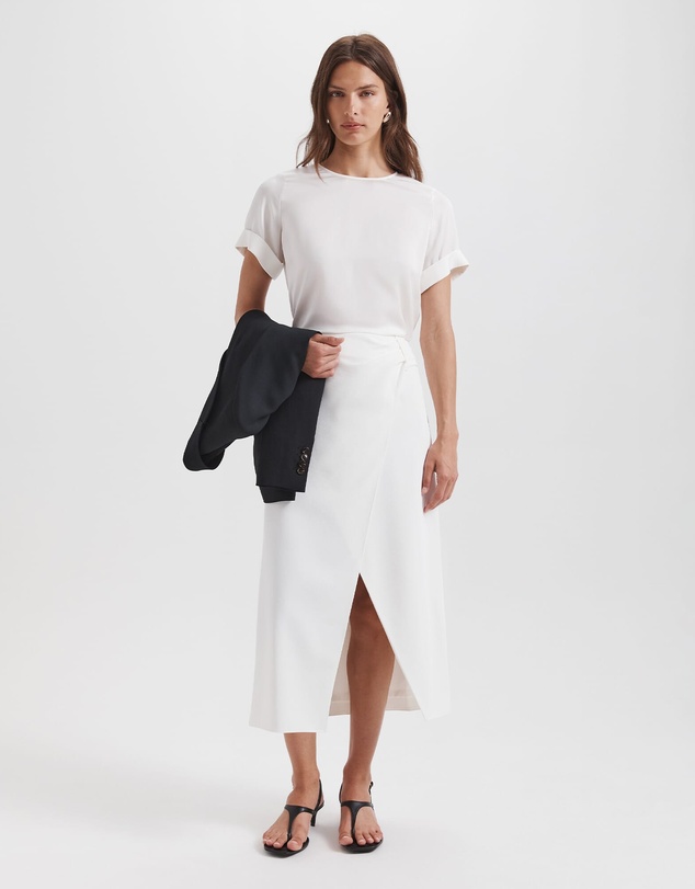 SABA - Dharma Drape Midi Skirt