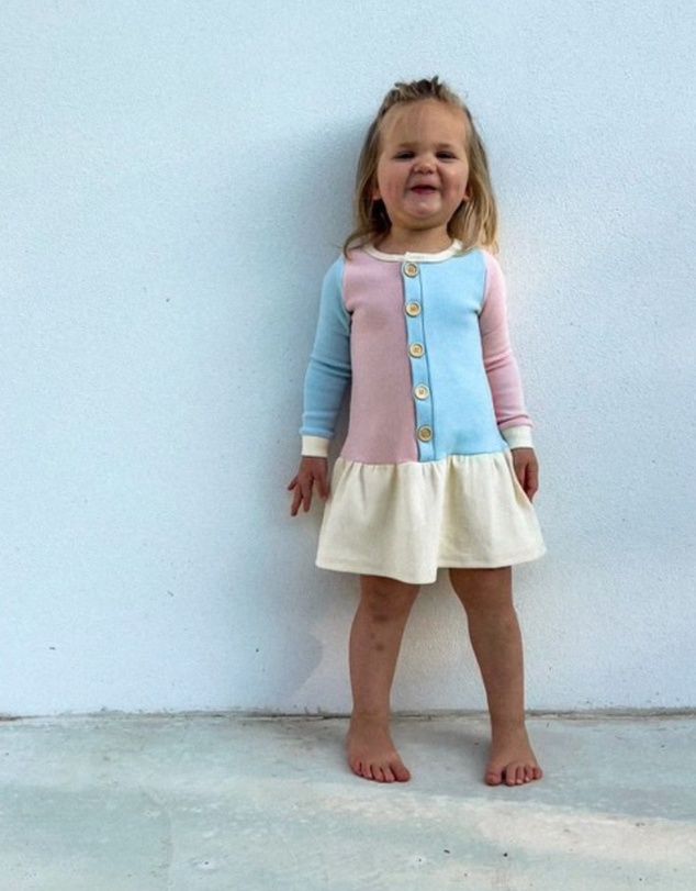 WITH LOVE FOR KIDS - Basics Long Sleeve Dress - Kids