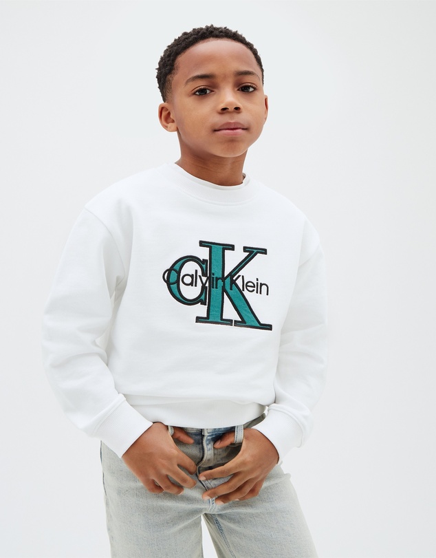Calvin Klein Jeans - Boys Monologo Terry Sweatshirt