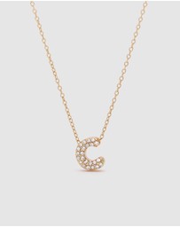 Seed Heritage - Initial Jewel Bubble Necklace