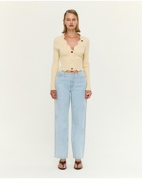 Staple the Label - Gia Crop Knit Top