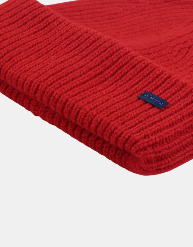 Henry Bucks - HENRY BUCKS Merino Wool Beanie Gloves & Scarf Set RED