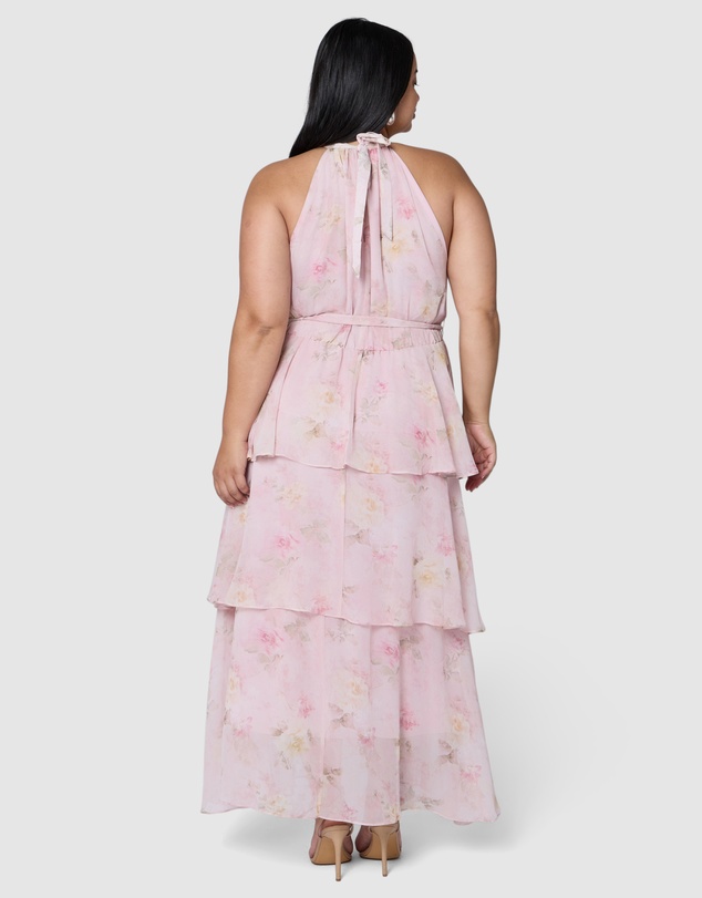 Pink Dusk by Curve Project - Adore Maxi Dress