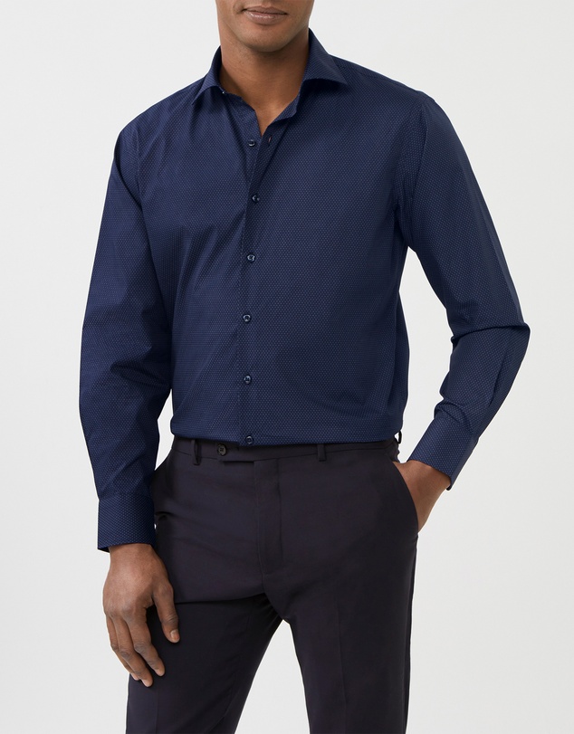 Van Heusen - Mini Check Print Shirt