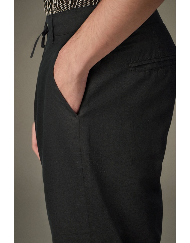 NEXT - Linen Cotton Chino Trousers Regular Fit
