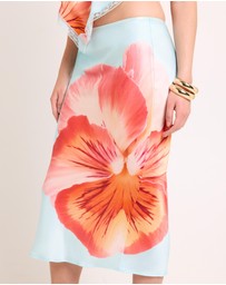 Alice In The Eve - Faye Slip Midi Skirt