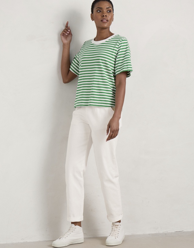 Seasalt - Seasalt Cornwall White Waterdance Trouser