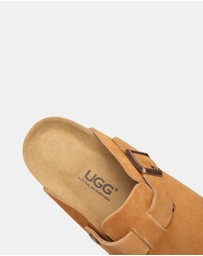 EVERAU - Australian Shepherd Ugg Berrin Cow Suede Upper Loafer Oxfords Flats