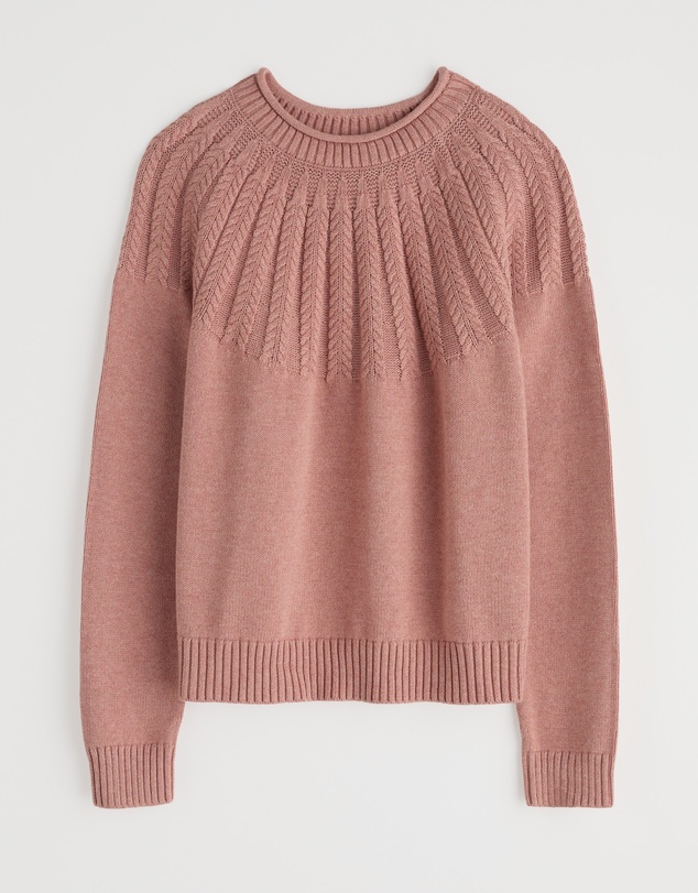 Seasalt - Seasalt Cornwall Pink Stone Chat Jumper