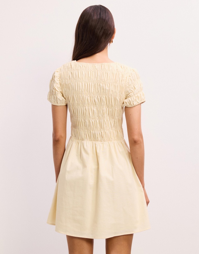 The Fated - Macey Shirred Mini Dress