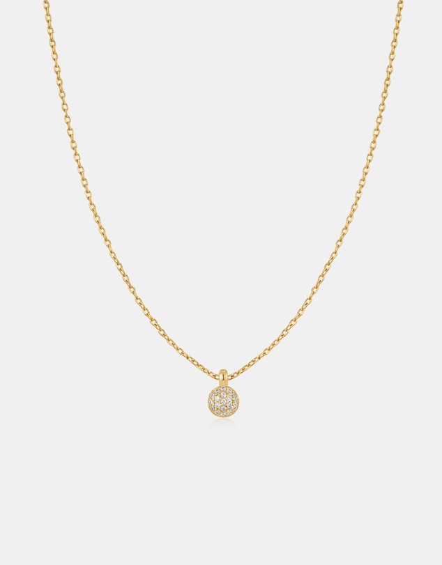 Ania Haie - Ania Haie Gold Sphere Pave Necklace