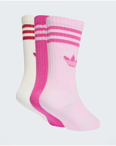 adidas Originals - 3-Pack Crew Socks - Kids-Teens