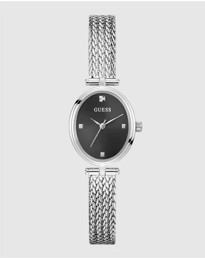 GUESS - Guess Ruby Ladies Silver Tone Analogue Watch